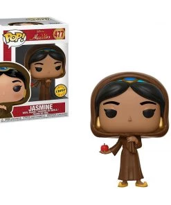 Aladdin Funko POP! Disney Jasmine CHASE (In Disguise With Apple) W/ Protector