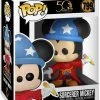 Funko POP Disney Sorcerer Mickey #799 Vinyl Figure W/ Bonus Protector