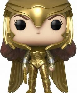 Funko Pop Heroes: WW84 Wonder Woman Golden Armor Vinyl #46658 W/ Protector
