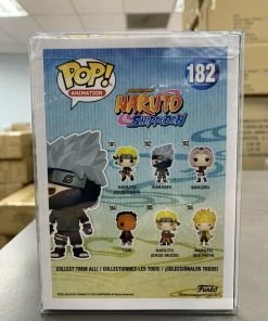 Funko POP! Animation: Naruto Shippuden KAKASHI Figure #182 W/ Protector