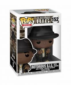 Funko POP! Rocks: NOTORIOUS B.I.G W/ Fedora Figure #152 DAMAGE BOX