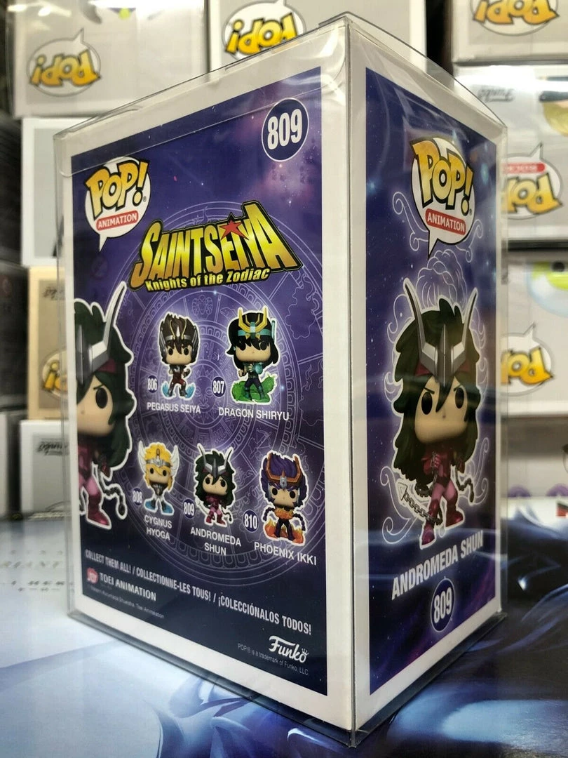Funko POP! Saint Seiya: Knights Of The Zodiac ANDROMEDA SHUN #809 W/ Protector 5 Funko POP! Saint Seiya: Knights Of The Zodiac ANDROMEDA SHUN #809 W/ Protector