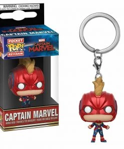 Funko Pop Keychain Marvel Captain Marvel Masked Vinyl Figure
