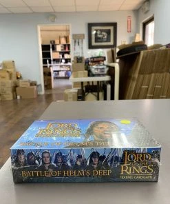 Toystops Collectible Cards Lord Of The Rings Battle Of Helm's Deep Factory Sealed Box 36 Packs 11 Cards Per