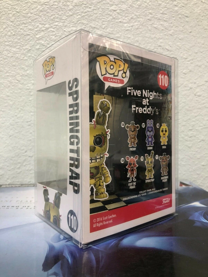 Funko POP! Five Nights At Freddy's SPRINGTRAP Figure #110 W/ Protector 5 Funko POP! Five Nights At Freddy's SPRINGTRAP Figure #110 W/ Protector