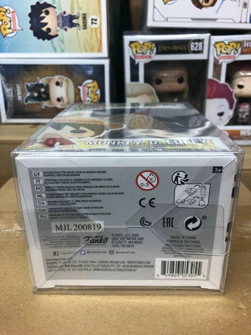 Funko Pop! Anime: One Piece LUFFY Figure #98 W/ Protector 6 Funko Pop! Anime: One Piece LUFFY Figure #98 W/ Protector