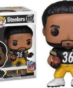 Funko POP! NFL JEROME BETTIS Steelers Figure #117 DAMAGE BOX