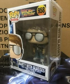Funko POP! Movies Back To The Future MARTY With Glasses Figure #958 W/ Protector 10 Funko POP! Movies Back To The Future MARTY With Glasses Figure #958 W/ Protector