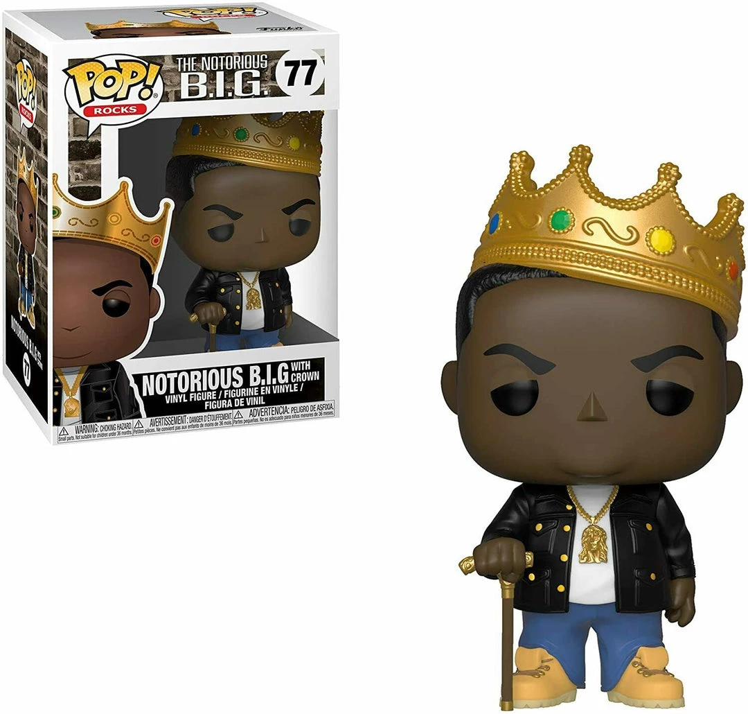 Funko POP! Rocks: The NOTORIOUS B.I.G. With Crown Figure #77 W/ Protector 7 Funko POP! Rocks: The NOTORIOUS B.I.G. With Crown Figure #77 W/ Protector