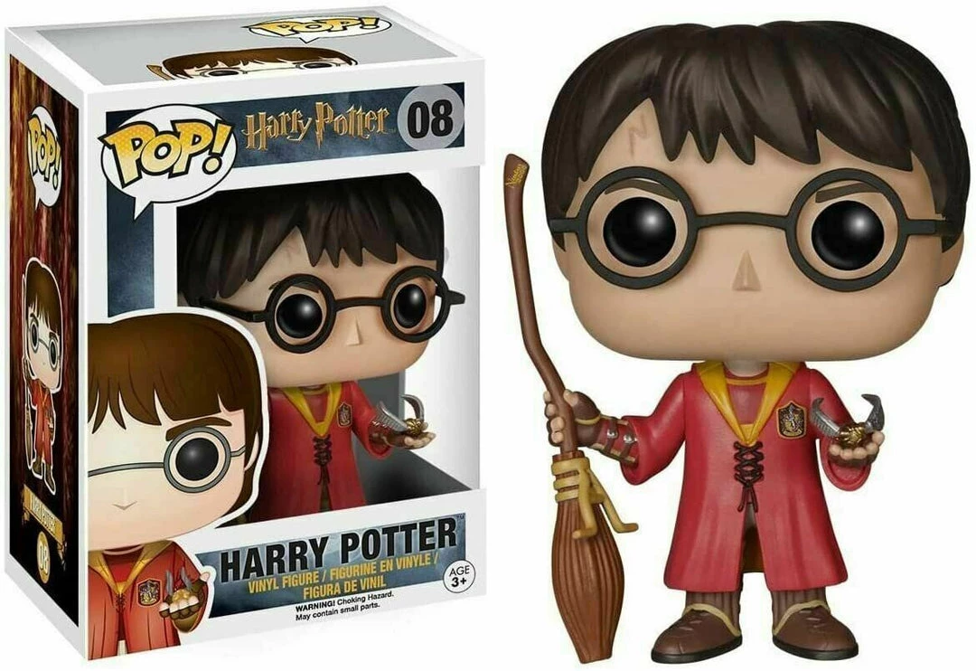 Funko POP! Harry Potter: Quidditch HARRY POTTER Figure #08 DAMAGE BOX 3 Funko POP! Harry Potter: Quidditch HARRY POTTER Figure #08 DAMAGE BOX