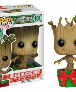 Funko POP! Guardians Of The Galaxy HOLIDAY DANCING GROOT #101 W/ Protector