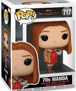 Funko Pop Marvel Studios WandaVision: Wanda 70s Figure W/ Protector IN STOCK