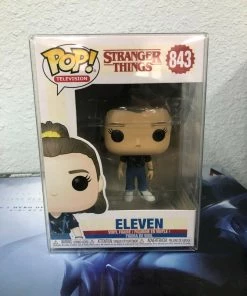 Funko POP! TV: Stranger Things ELEVEN W/ Suspenders Figure #843 W/ Protector