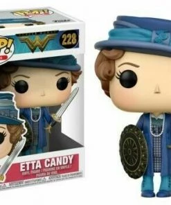 Funko POP! Heroes: Wonder Woman ETTA CANDY Figure #228 DAMAGE BOX