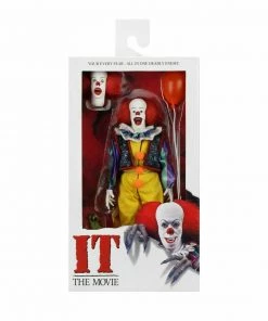 NECA Retro Clothed Action Figures - IT 1990 Movie - 8" Pennywise IN STOCK