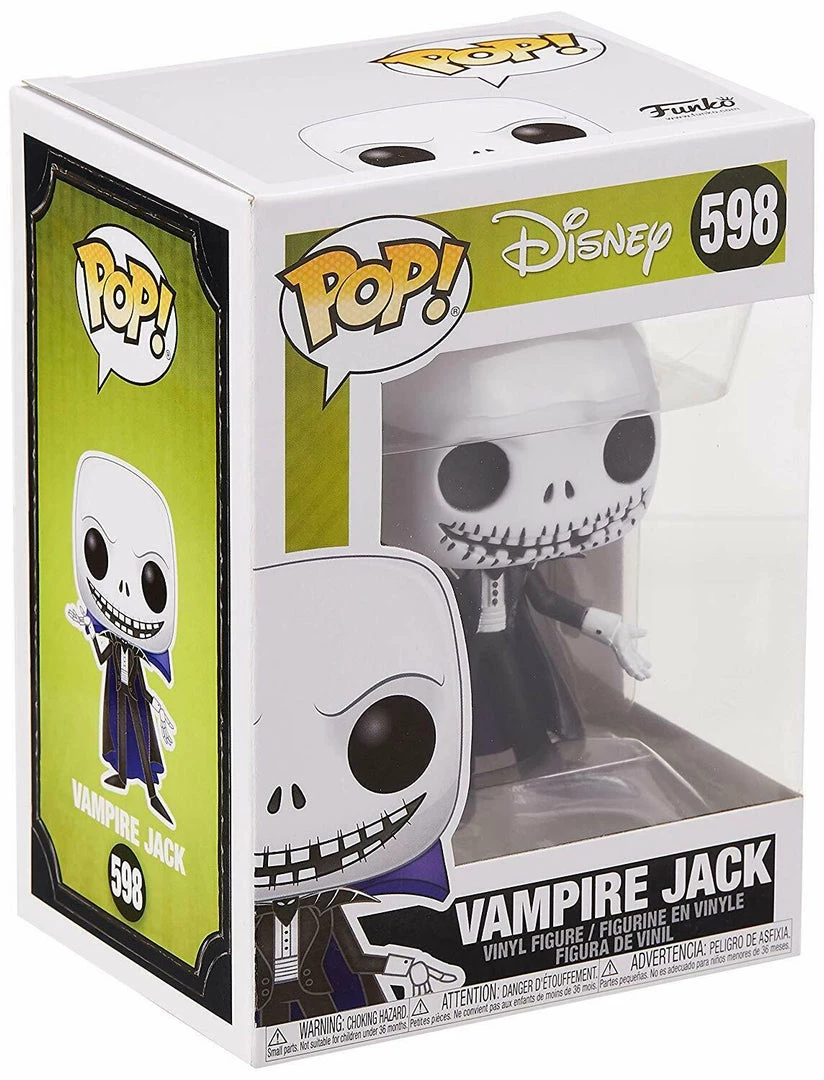 Funko POP! Disney: The Nightmare Before Christmas VAMPIRE JACK #598 W/ Protector 3 Funko POP! Disney: The Nightmare Before Christmas VAMPIRE JACK #598 W/ Protector