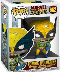 Funko POP Marvel Zombies Wolverine Vinyl Figure #662 W/ Protector