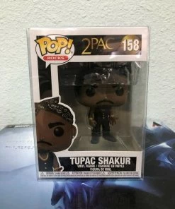 Funko POP! Rocks TUPAC SHAKUR In Vest With Bandana Figure #158 W/ Protector