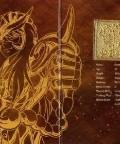 Toystops Bandai Saint Seiya Cloth Myth Gold Of Scorpio Milo Metal Plate Original Version