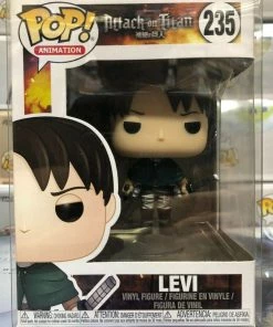 Funko POP! Animation: Attack On Titan LEVI Figure #235 W/ Protector