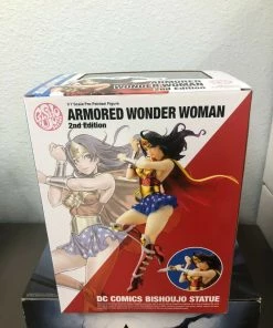 Toystops DC Comics ARMORED WONDER WOMAN 2nd Edition Bishoujo Statue By Kotobukiya Figures & Bishoujo Statues