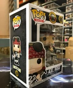 Funko POP! Rocks: Guns N Roses AXL ROSE Figure #50 W/ Protector