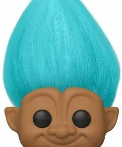 Funko Pop Trolls: Good Luck Trolls - Teal Troll Figure #44603 With Protector 6 Funko Pop Trolls: Good Luck Trolls - Teal Troll Figure #44603 With Protector