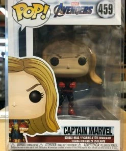 Funko POP! Marvel: Avengers Endgame CAPTAlN MARVEL Figure #459 DAMAGE BOX