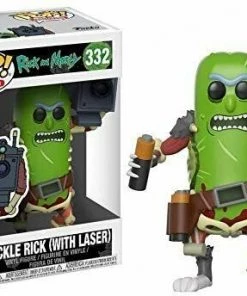 FUNKO POP! Animation Pickle Rick With Lasers # 332 Rick And Morty W/ Protector