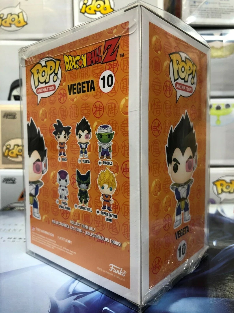 Funko POP! Animation: DragonBall Z VEGETA Figure #10 W/ Protector 5 Funko POP! Animation: DragonBall Z VEGETA Figure #10 W/ Protector