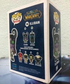 Funko POP! Games World Of Warcraft ILLIDAN Asia Exclusive GOLD #14 W/ Protector