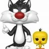 Funko POP! Anime: Looney Tunes SYLVESTER & TWEETY Figure #309 W/ Protector 2 Funko POP! Anime: Looney Tunes SYLVESTER & TWEETY Figure #309 W/ Protector