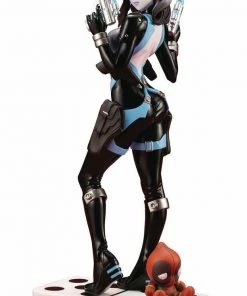 Figures & Bishoujo Statues KOTOBUKIYA Marvel Comics DOMINO Bishoujo Statue IN STOCK
