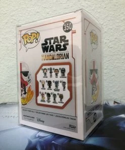 Funko POP! The Mandalorian INCINERATOR STORMTROOPER Figure #350 W/ Protector