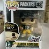 Funko POP! Football NFL Packers AARON RODGERS Champions XLV #43 W/ Protector 2 Funko POP! Football NFL Packers AARON RODGERS Champions XLV #43 W/ Protector