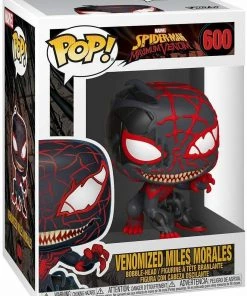 Funko POP! Marvel: Max Venom MILES MORALES Figure #600 W/ Protector