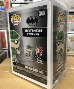 Funko POP! Heroes: Batman Forever RIDDLER Jim Carey Figure # 340 W/Protector 10 Funko POP! Heroes: Batman Forever RIDDLER Jim Carey Figure # 340 W/Protector