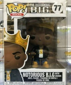 Funko POP! Rocks: The NOTORIOUS B.I.G. With Crown Figure #77 W/ Protector