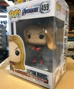 Funko POP! Marvel: Avengers Endgame CAPTAlN MARVEL Figure #459 DAMAGE BOX