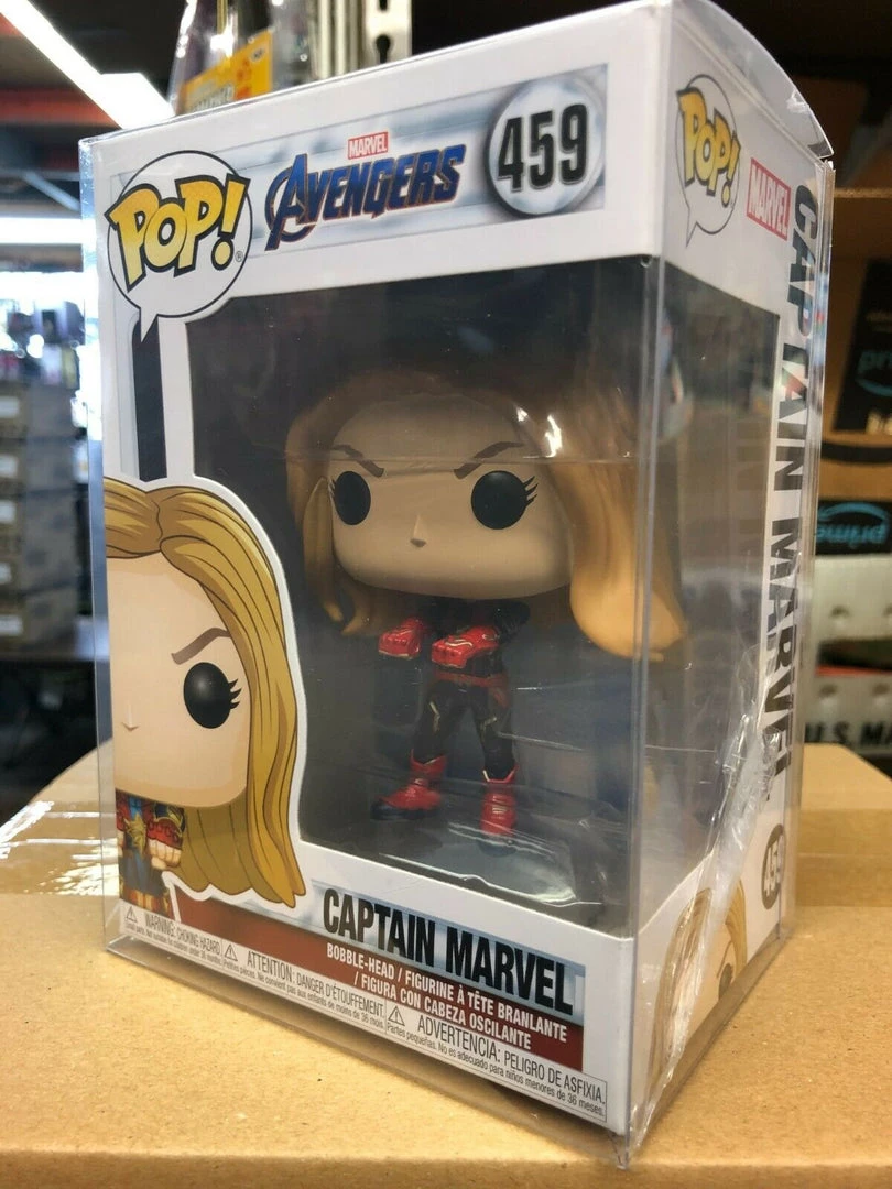 Funko POP! Marvel: Avengers Endgame CAPTAlN MARVEL Figure #459 DAMAGE BOX 4 Funko POP! Marvel: Avengers Endgame CAPTAlN MARVEL Figure #459 DAMAGE BOX