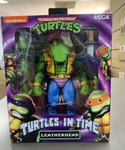 NECA Teenage Mutant Ninja Turtles: Turtles In Time 7” Scale Leatherhead Figures