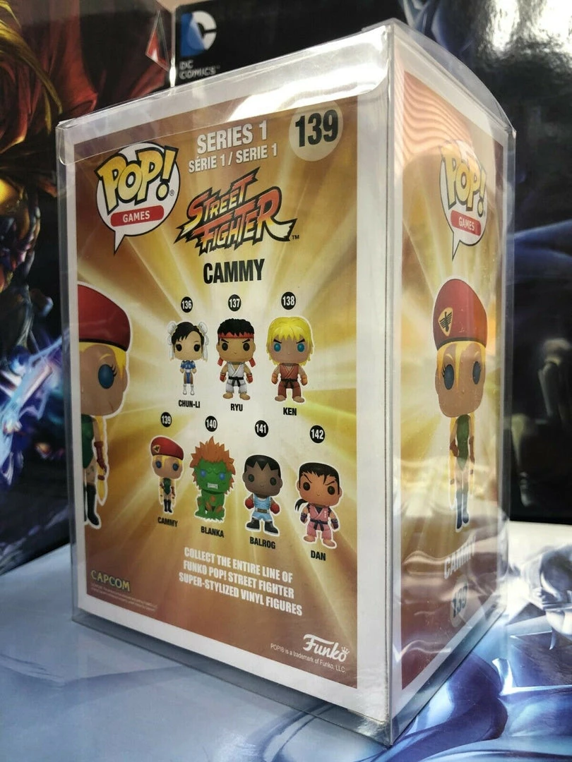 Toystops Funko POP! Games: Street Fighter CAMMY Figure #139 W/ Protector 5 Toystops Funko POP! Games: Street Fighter CAMMY Figure #139 W/ Protector