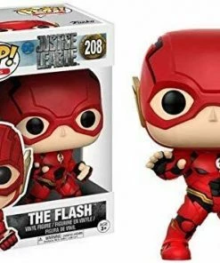 Funko POP! Movies: DC Justice League - The Flash Figure W/ Protector