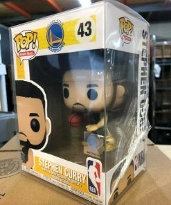 Funko POP! NBA Warriors STEPHEN CURRY Figure #43 W/ Protector