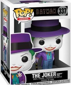 Funko POP! Heroes: Batman THE JOKER Figure #337 DAMAGE BOX