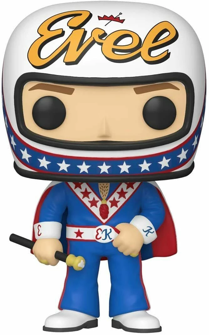 Funko POP! Icons EVEL KNIEVEL Wearing Cape CHASE Figure W/ Protector 3 Funko POP! Icons EVEL KNIEVEL Wearing Cape CHASE Figure W/ Protector