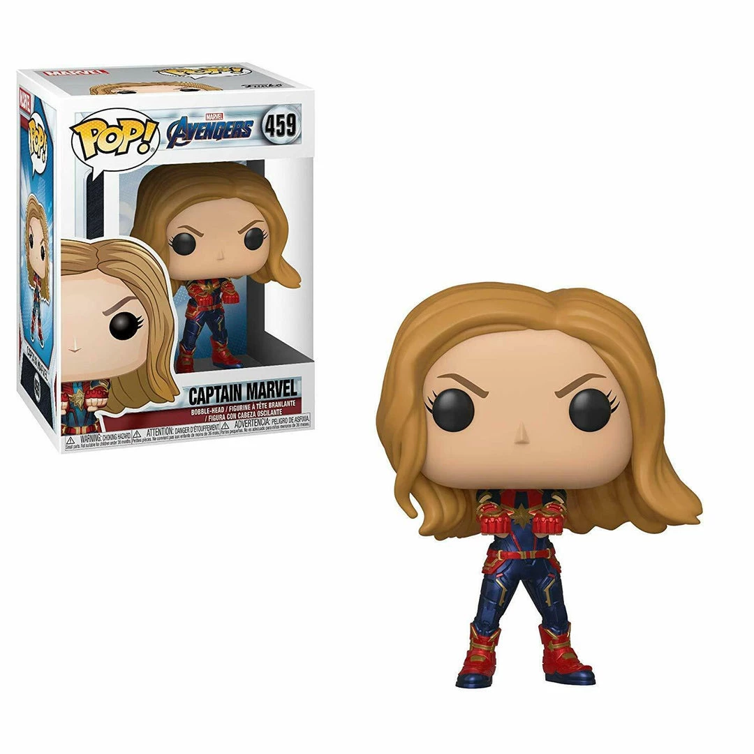 Funko POP! Marvel: Avengers Endgame CAPTAlN MARVEL Figure #459 DAMAGE BOX 7 Funko POP! Marvel: Avengers Endgame CAPTAlN MARVEL Figure #459 DAMAGE BOX