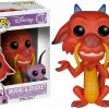 Funko POP! Disney: Mulan MUSHU & CRICKET Figure #167 W/ Protector