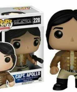 Funko POP! TV Battle Galatica CAPTAIN APOLLO Figure #228 DAMAGE BOX