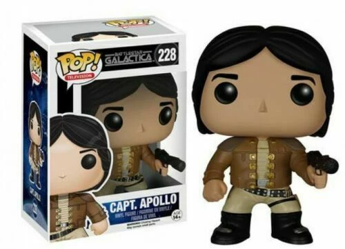 Funko POP! TV Battle Galatica CAPTAIN APOLLO Figure #228 DAMAGE BOX 3 Funko POP! TV Battle Galatica CAPTAIN APOLLO Figure #228 DAMAGE BOX
